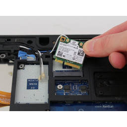 Замена платы беспроводной локальной сети Dell Latitude E7440